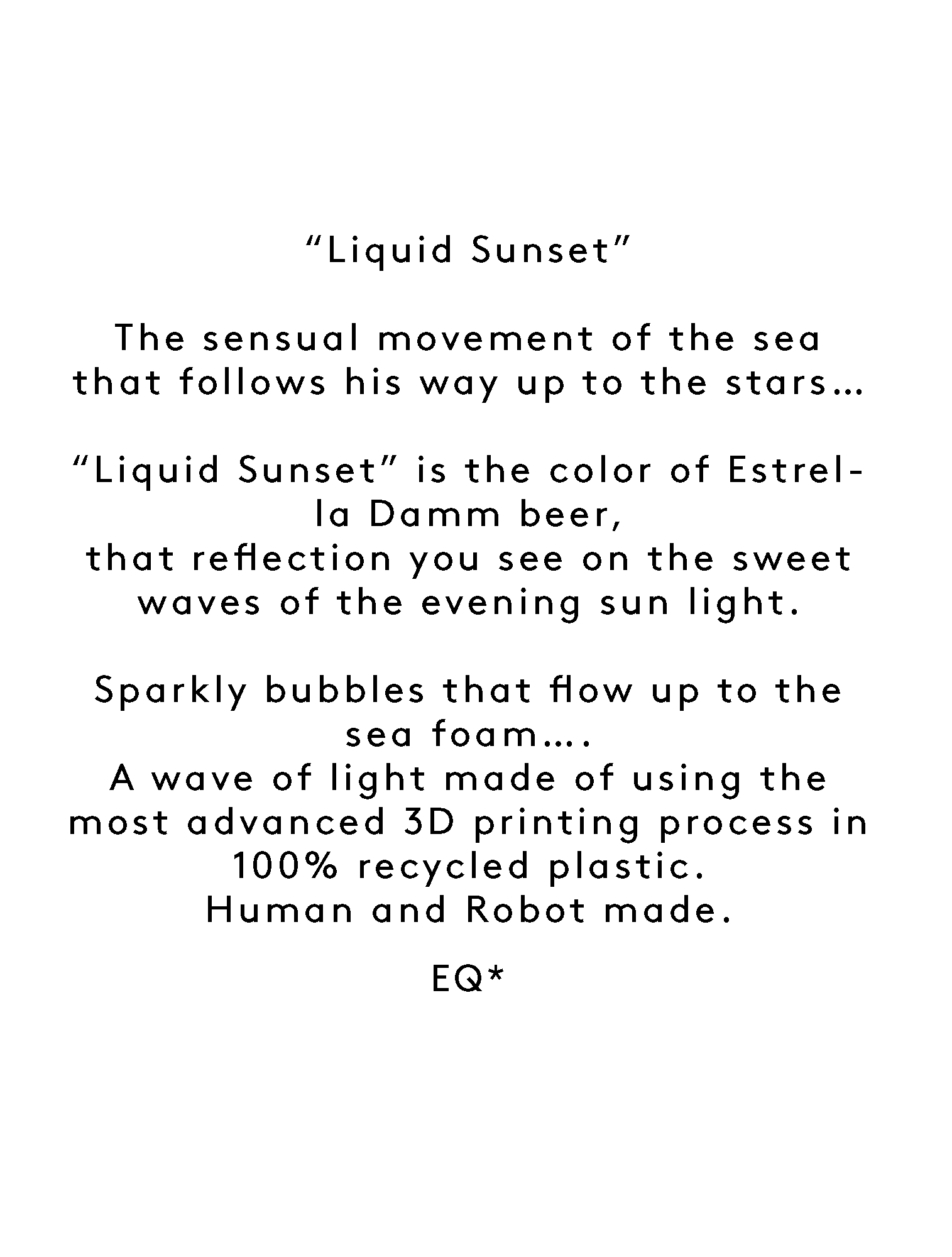 LIQUID SUNSET